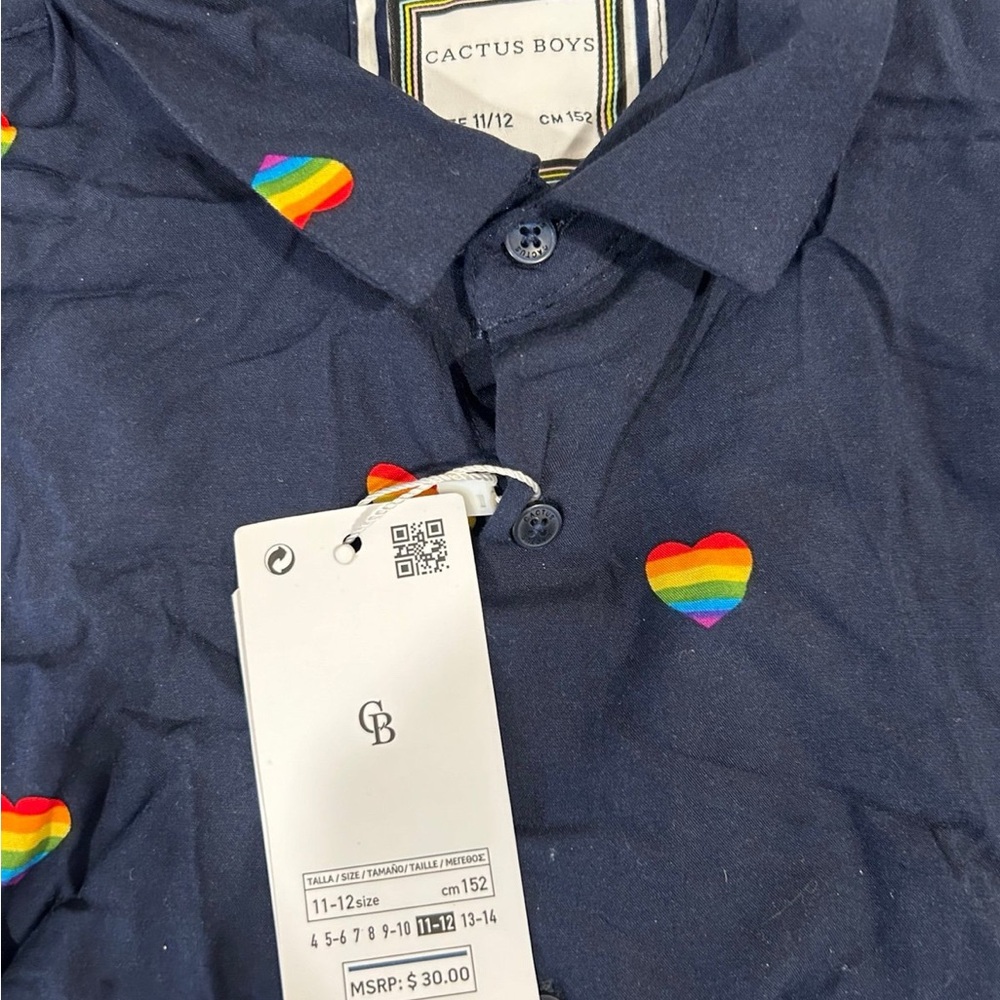 Boys rainbow shirt